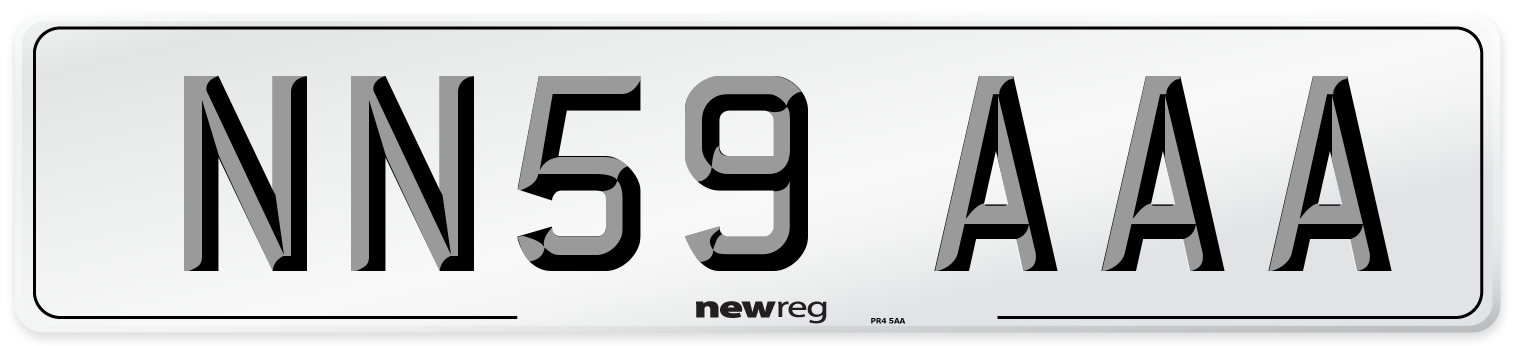 NN59 AAA Number Plate from New Reg
